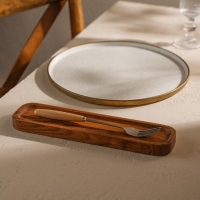 Подставка из дуба для столовых приборов и специй Sima-Land Home &laquo;Ариль&raquo;, 27&times;7&times;2 см