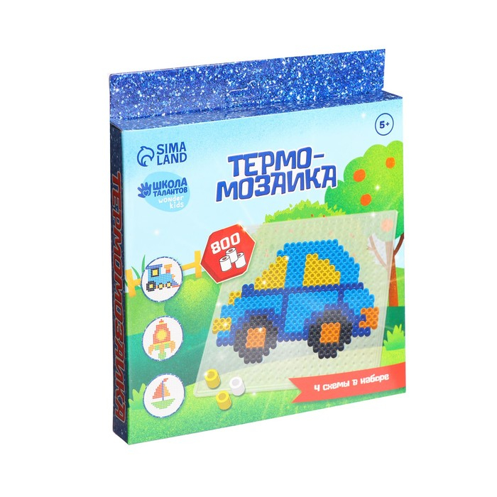 Термомозаика &laquo;Транспорт&raquo; с пинцетом