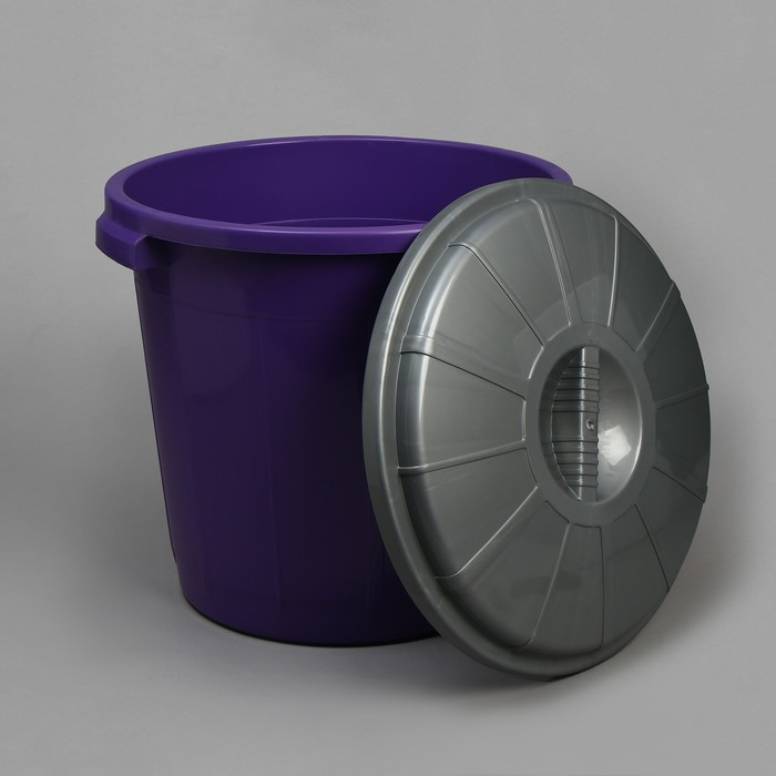 Бак хозяйственно-бытовой &laquo;Колор&raquo;, 50 л, с крышкой, цвет МИКС