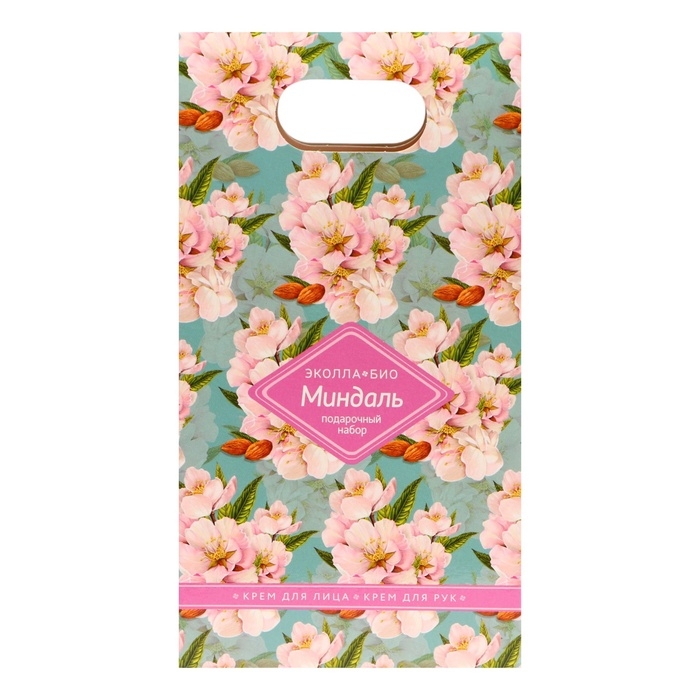 Подарочный набор "Миндаль": крем для лица &laquo;Миндаль&raquo;, 75 мл и крем для рук &laquo;Миндаль&raquo;, 75 мл