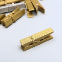 Декор для творчества дерево "Прищепка" МИКС набор 20 шт 3,5х1х0,7 см Декор для творчества дерево "Прищепка" МИКС набор 20 шт 3,5х1х0,7 см