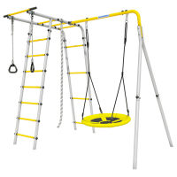 Детский спортивный комплекс уличный &laquo;Лесная поляна 3&raquo;, качели гнездо