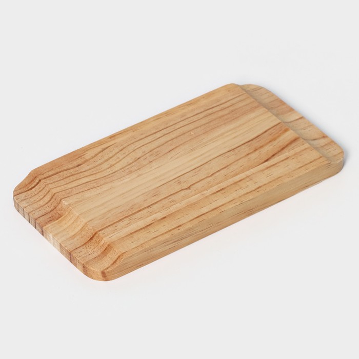 Сковорода чугунная «Ночь», 25×12×3 см, на деревянной подставке Сковорода чугунная «Ночь», 25×12×3 см, на деревянной подставке