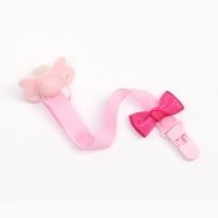 Держатель для соски - пустышки &laquo;Маленькая леди&raquo;, на ленте