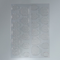 Накладные ногти &laquo;Бордо&raquo;, 24 шт, клеевые пластины, форма миндаль, цвет матовый бордовый