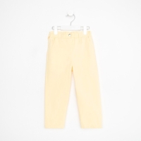 Джинсы для девочки KAFTAN, размер 32 (110-116 см), цвет желтый