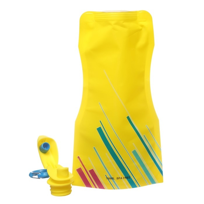 Фляжка для воды, 700 мл, желтая