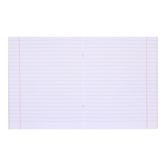 Тетрадь 48 листов в линейку Тетрадь 48 листов в линейку "Синяя", обложка бумвинил, блок офсет