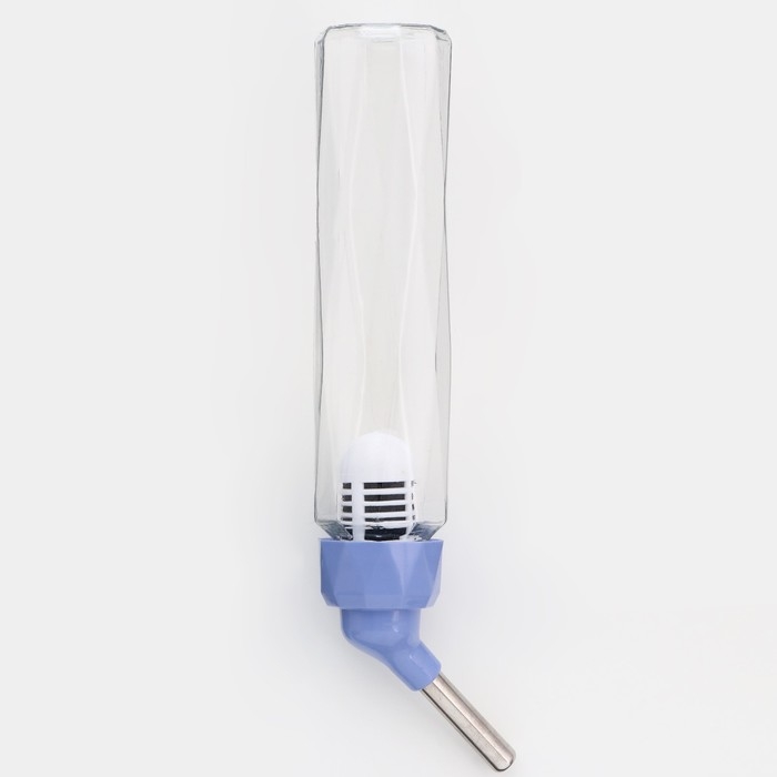 Поилка для грызунов, 125 мл, крепление-пружинка, синяя