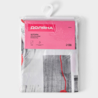 Штора для ванны Доляна &laquo;Сердца&raquo;, 180&times;180 см