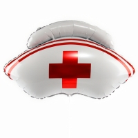 Шар фольгированный 27" &laquo;Шапочка медсестры&raquo;