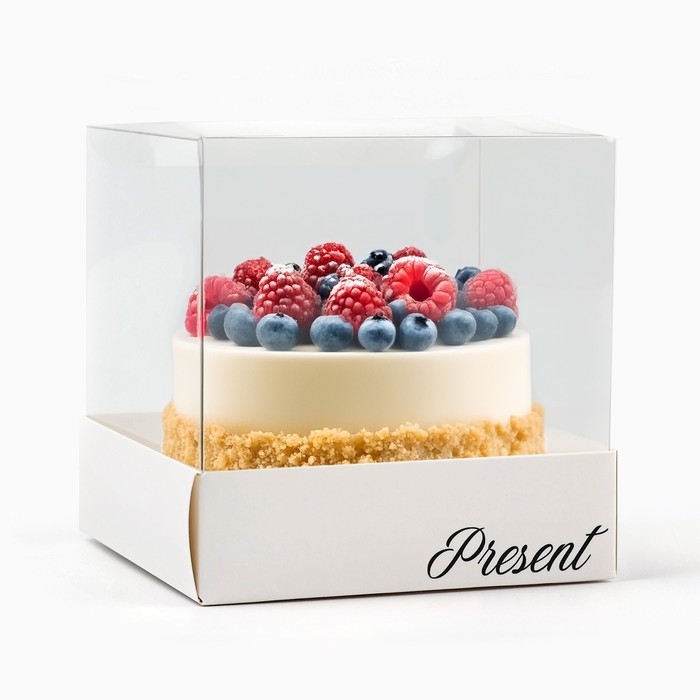 Коробка для кондитерских изделий Present, 10 х 10 х 10 см Коробка для кондитерских изделий Present, 10 х 10 х 10 см