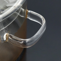 Кастрюля из жаропрочного стекла &laquo;Геометрия&raquo;, 1500 мл