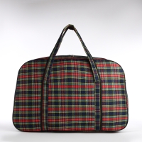 Сумка дорожная на молнии, наружный карман, длинный ремень, цвет красный/зелёный Сумка дорожная на молнии, наружный карман, длинный ремень, цвет красный/зелёный