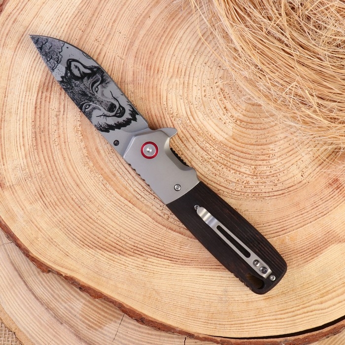 Нож складной Нож складной "Волк" 21см, клинок 87мм/3,5мм