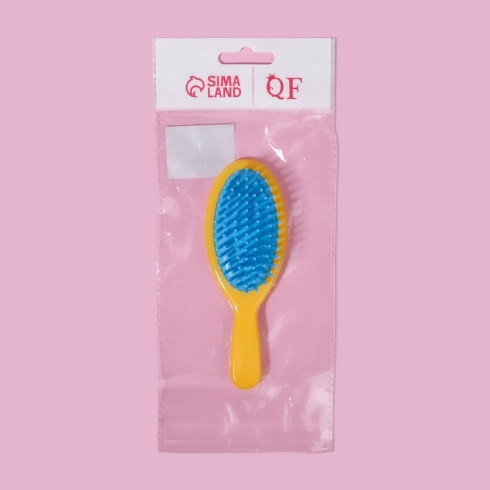 Расчёска - мини массажная, 4,5 &times; 13 см, рисунок МИКС