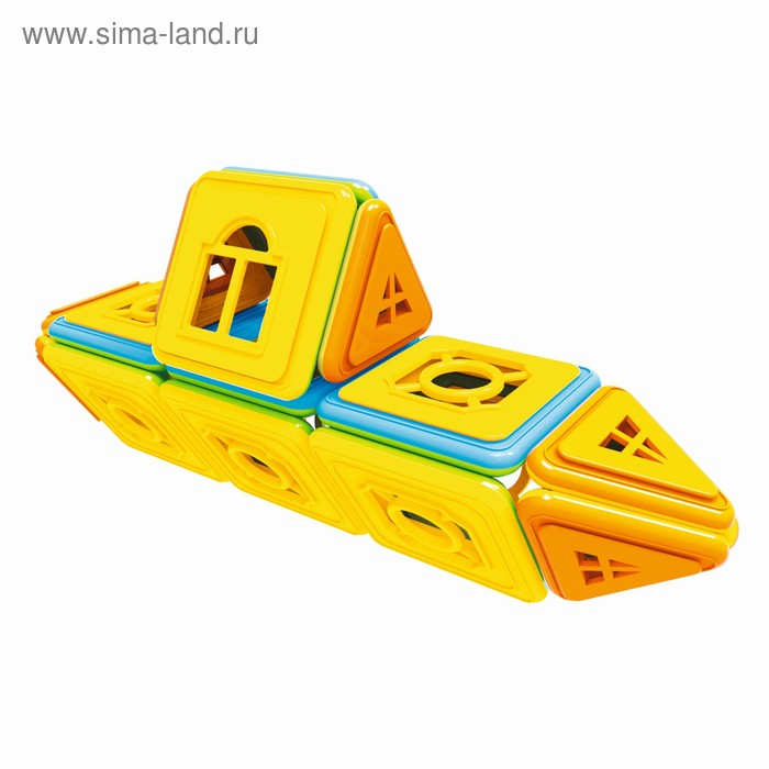 Конструктор магнитный &laquo;Замок&raquo;, 204 детали