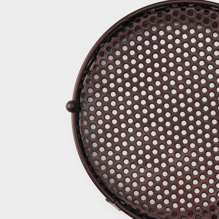 Сушилка для столовых приборов Доляна «Лофт», 11,5×11,5×17 см, цвет коричневый Сушилка для столовых приборов Доляна «Лофт», 11,5×11,5×17 см, цвет коричневый