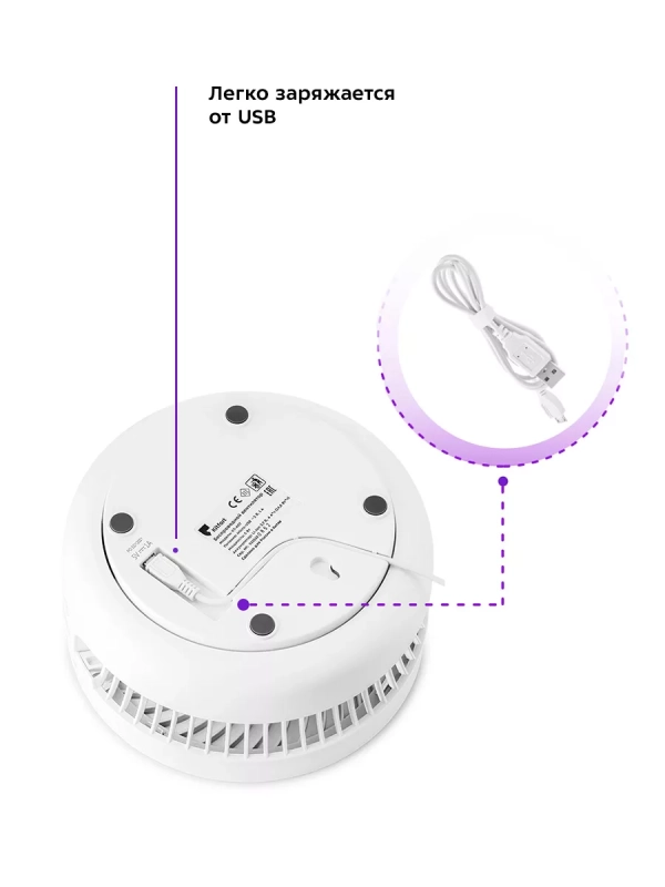 Вентилятор настольный беспроводной КТ-407 - 5 Вт