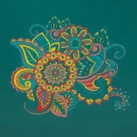 Футболка &laquo;Узор&raquo;, зеленая, размер L