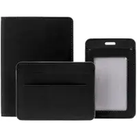 Чехол для пропуска Shall Simple, черный Чехол для пропуска Shall Simple, черный