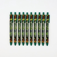 Автоматическая матовая шариковая ручка "Отважному защитнику" синяя паста 0.7мм