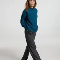 Джемпер оверсайз унисекс Stated в сумке, синий (морская волна), размер S/M Джемпер оверсайз унисекс Stated в сумке, синий (морская волна), размер S/M