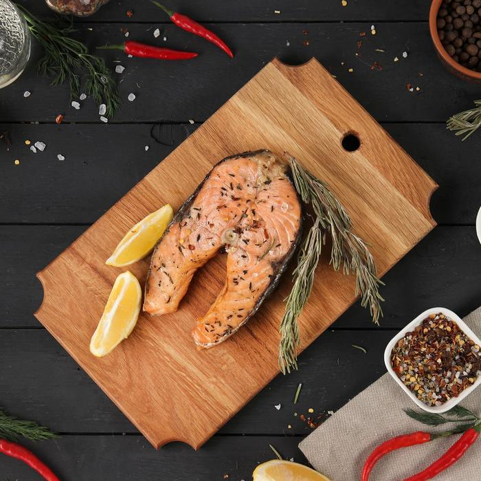 Доска разделочная Mаgistrо &laquo;Модерн&raquo;, 30&times;18&times;1,2 см, дуб