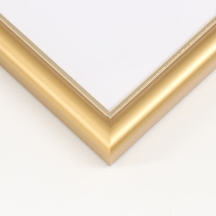 Фоторамка пластик "МИРАМ" 25х35 см, золото (пластиковый экран)