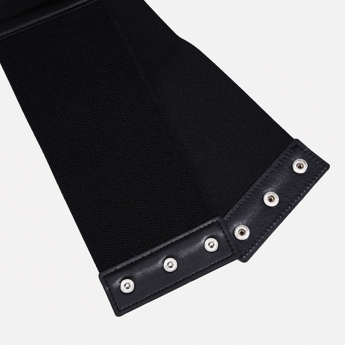 Корсет на кнопках, высота 10-14 см, цвет чёрный Корсет на кнопках, высота 10-14 см, цвет чёрный