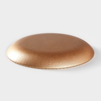 Блюдо для фруктов Доляна &laquo;Атланта&raquo;, d=19,5 см, цвет золотой