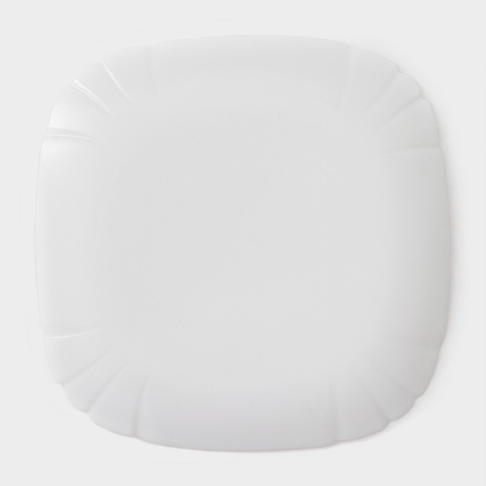 Набор десертных тарелок Luminarc Lotusia, d=20,5 см, стеклокерамика, 6 шт, цвет белый