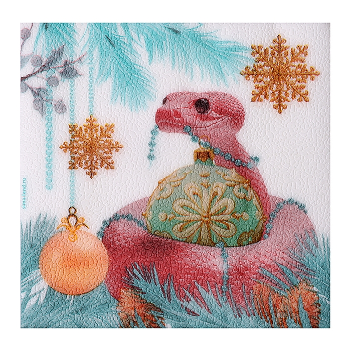 Салфетки новогодние бумажные «С Новым Годом», 33х33 см, двухслойные, 20 шт. Салфетки новогодние бумажные «С Новым Годом», 33х33 см, двухслойные, 20 шт.