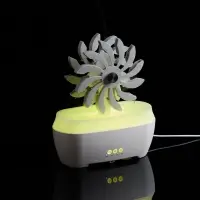 Увлажнитель-ароматизатор Steam Spin, белый с серым