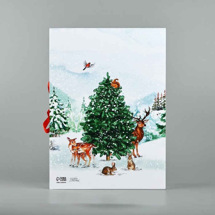 Коробка‒книга &laquo;Счастливого Нового Года&raquo;, 27 х 19,5 х 8 см, Новый год