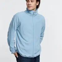 Куртка флисовая унисекс Fliska, голубая, размер XS/S