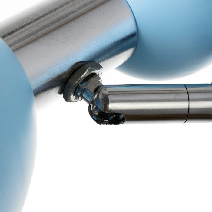 Бра с выключателем на проводе "Клаудиа" Е27 40Вт синий 28х15х20см