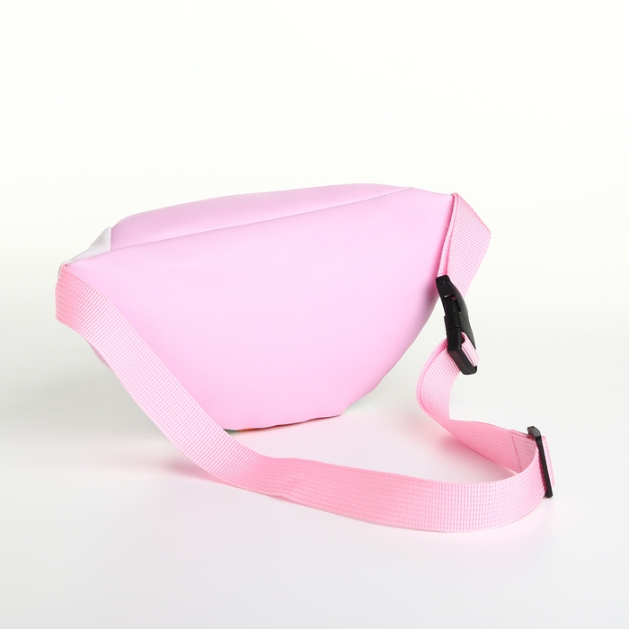 Сумка поясная детская на молнии, цвет розовый Сумка поясная детская на молнии, цвет розовый