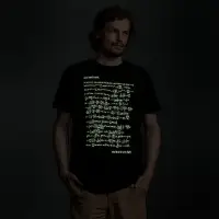 Футболка мужская &laquo;Да будет свет&raquo;, со светящимся принтом, размер L