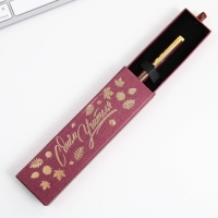 Ручка в подарочном футляре &laquo;Учителю: С Днём Учителя&raquo;, металл, синяя паста, пишущий узел 1.0 мм