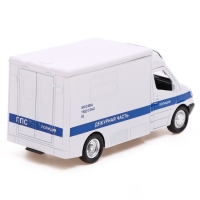 Машина &laquo;Спецслужбы&raquo;, металлическая, световые и звуковые эффекты, открываются двери, инерция, цвет МИКС