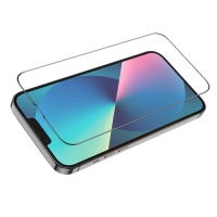 Защитное стекло Hoco A27, для iPhone 13 mini, анти отпечатки, анти царапины, черная рамка Защитное стекло Hoco A27, для iPhone 13 mini, анти отпечатки, анти царапины, черная рамка