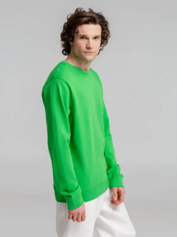 Свитшот унисекс BNC Inspire (Organic), зеленый, размер S