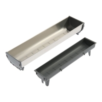 Поддон из нержавеющей стали 280х422х65 мм Поддон из нержавеющей стали 280х422х65 мм