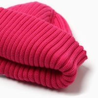 Шапочка детская, цвет фуксия, р-р 52-54 (4-6 лет) Шапочка детская, цвет фуксия, р-р 52-54 (4-6 лет)