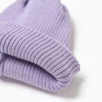 Шапка детская MINAKU, р-р 48-52, цвет лаванда Шапка детская MINAKU, р-р 48-52, цвет лаванда