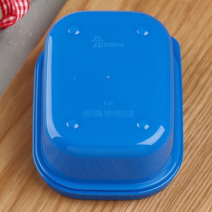 Ланч-бокс прямоугольный FoodVibes &laquo;Вкус жизни&raquo;, 150 мл