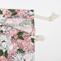 Мешочек текстильный Этель "Попугай" 27х34 см, 80% хл, 20% пэ, сатин 110 г/м2 Мешочек текстильный Этель "Попугай" 27х34 см, 80% хл, 20% пэ, сатин 110 г/м2