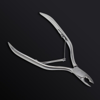 Кусачки маникюрные для кутикулы &laquo;Premium&raquo;, двойная пружина, 11 см, длина лезвия - 6 мм, цвет серебристый