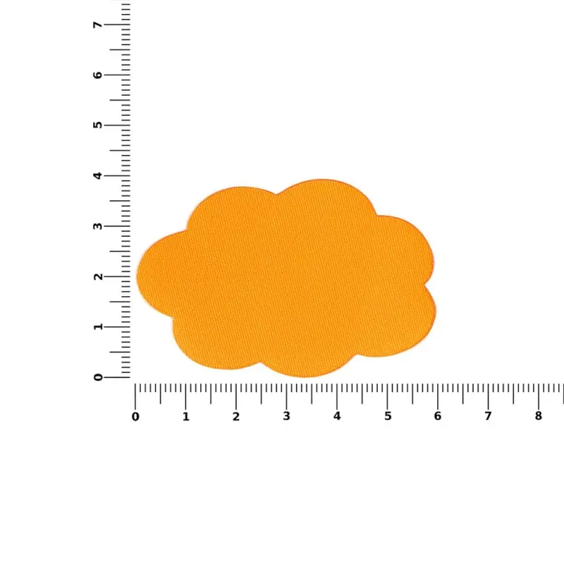 Наклейка тканевая Lunga Calum, L, оранжевый неон Наклейка тканевая Lunga Calum, L, оранжевый неон